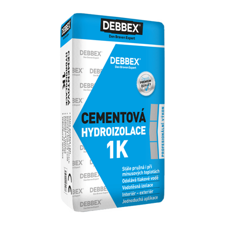 Cementová hydroizolácia 1K 9 kg vrece sivá