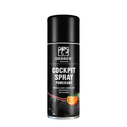 Cockpit spray (pomaranč) 400 ml aerosólový sprej