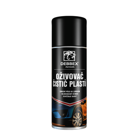 Oživovač – čistič plastov aerosólový sprej
